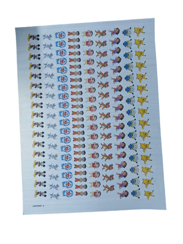 RESIN INSERT SHEET CARTOON 2
