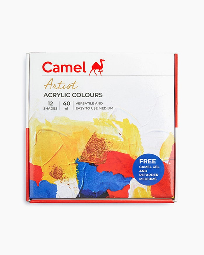 Camel  Artist  Acrylic  Colours