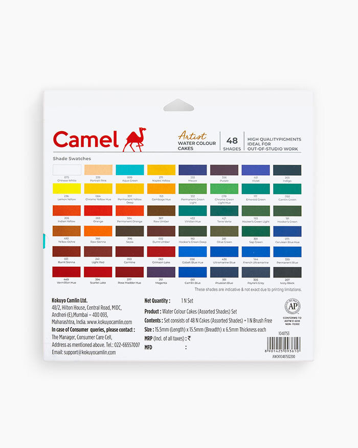 Camel  Artist  Water  Colours