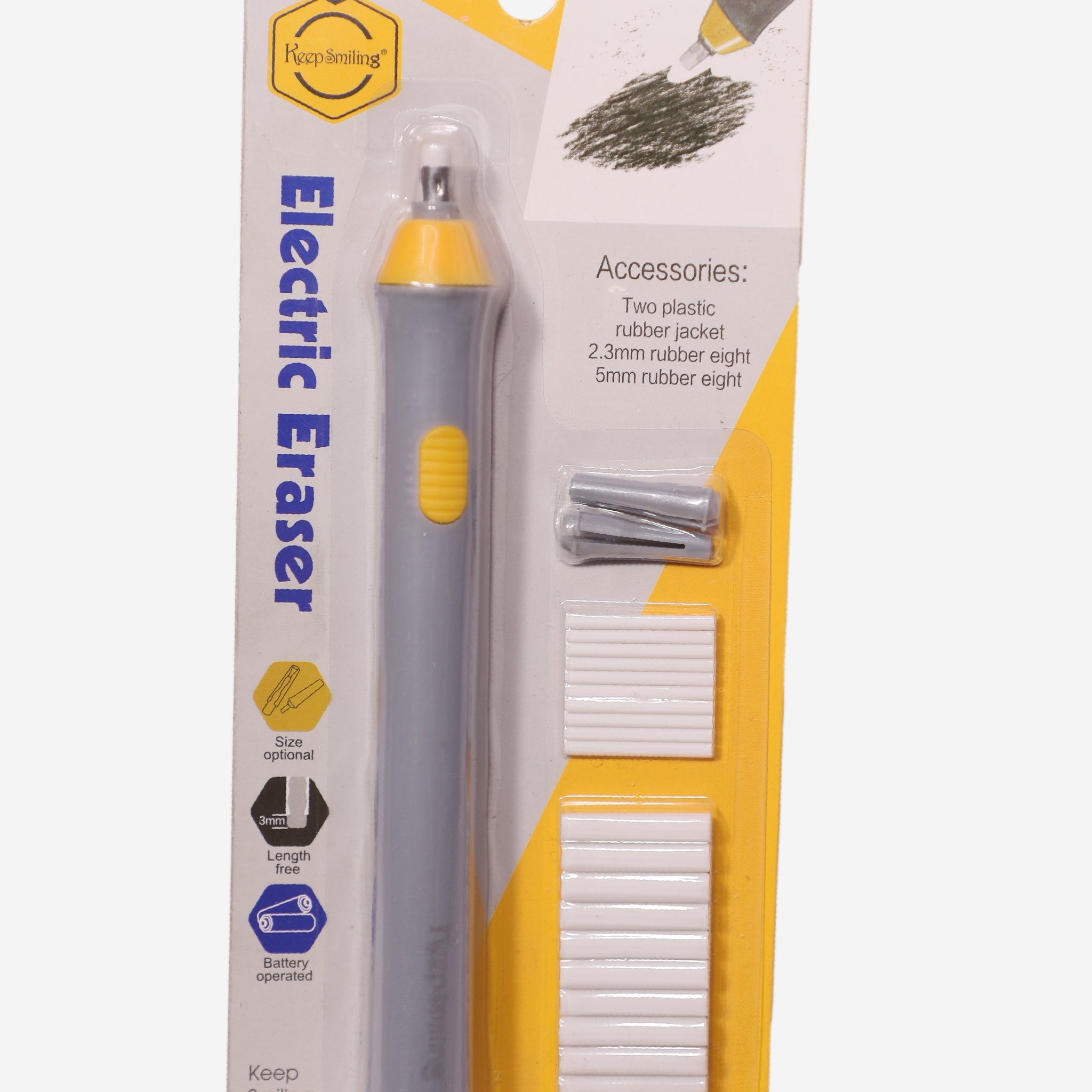 TENWIN BATTERY ERASER WITH DIFFERENT