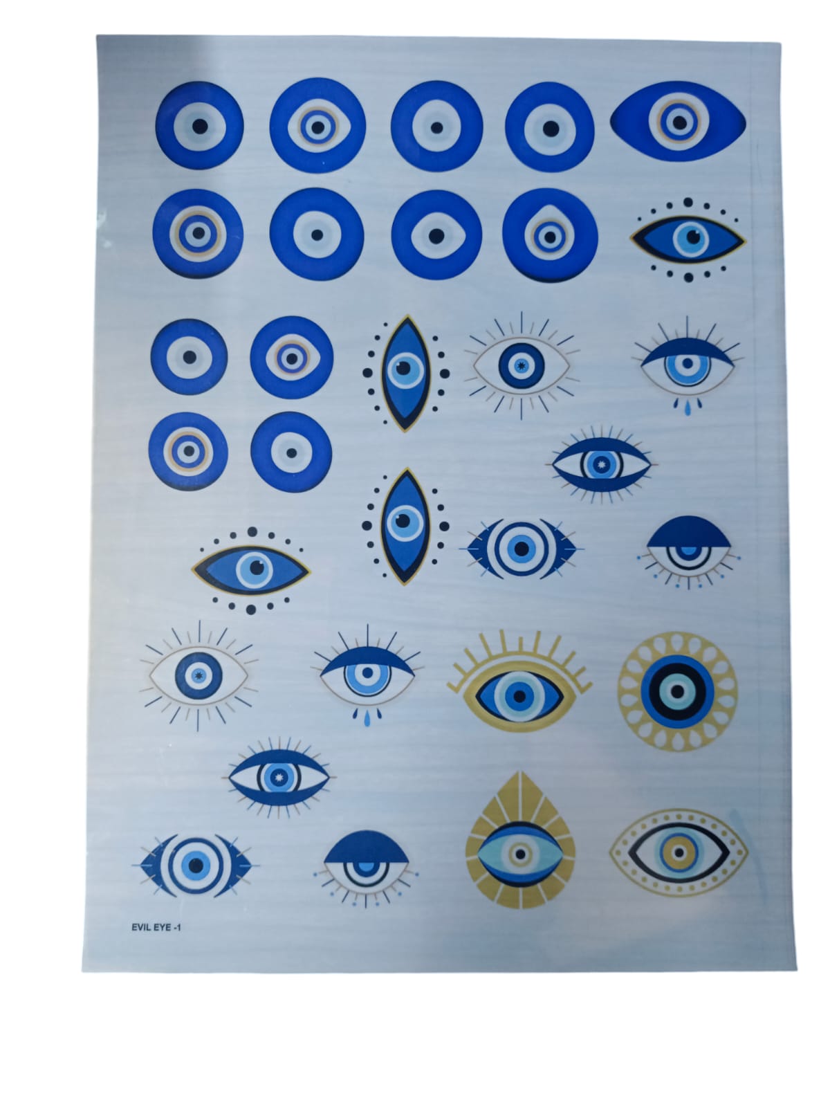 RESIN INSERT SHEET EVIL EYE 1