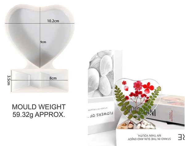 Small Heart Photo Frame Mould URP172