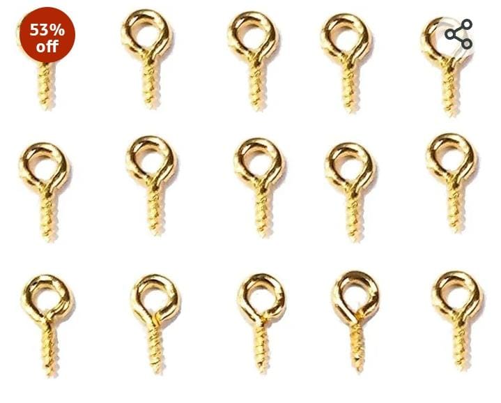 GOLDEN I HOOK IN PLASTIC BOX
