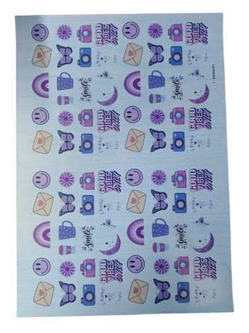 RESIN INSERT SHEET LAVENDER 1