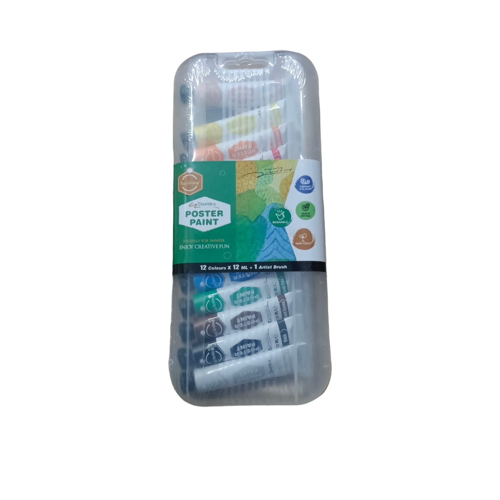KS POSTER PAINT SET OF 12 IN TUBE