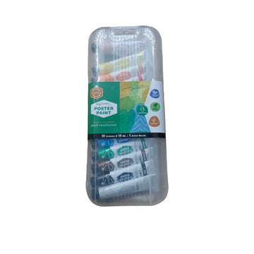 KS POSTER PAINT SET OF 12 IN TUBE