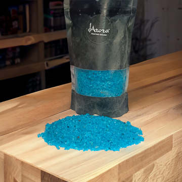 RESIN STONE  BLUE TINY DYED 1 KG