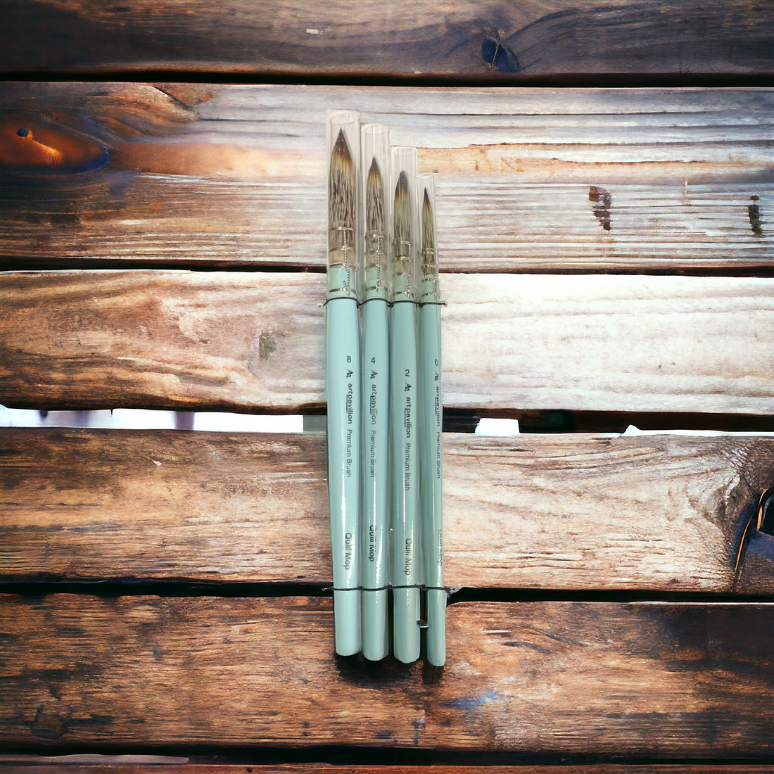 AP IMMITATION QUILL MOP BRUSH MI-4 ( WOODEN HANDLE MAY DIFFER IN COLOR)