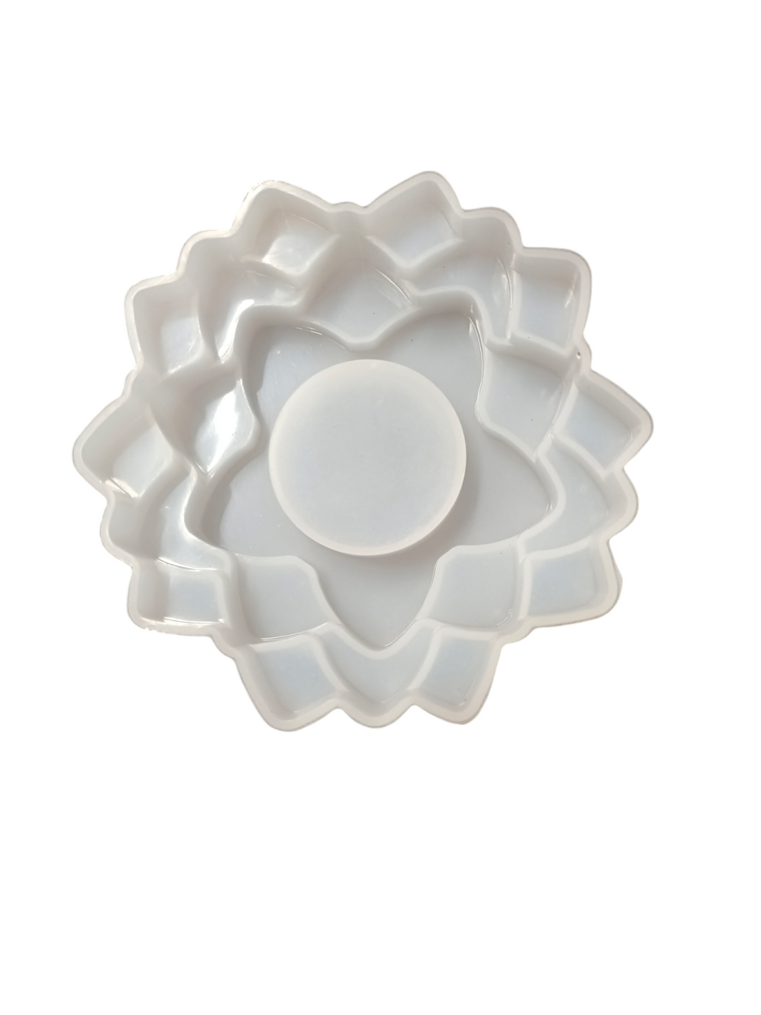 3 Step Flower Tea light Holder Mould