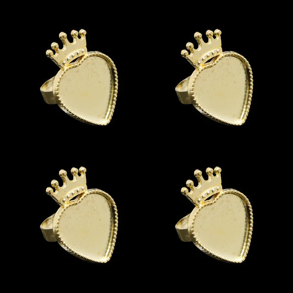 Gold Ring Bezels  RB010