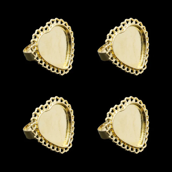 Gold Ring Bezels RB011