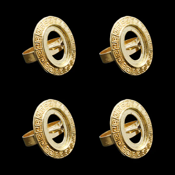 Gold Ring Bezels RB017