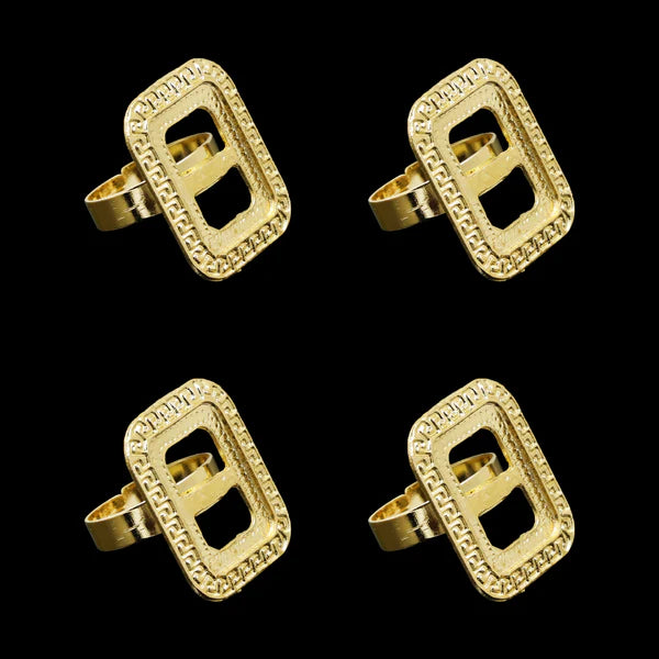Gold Ring Bezels RB018
