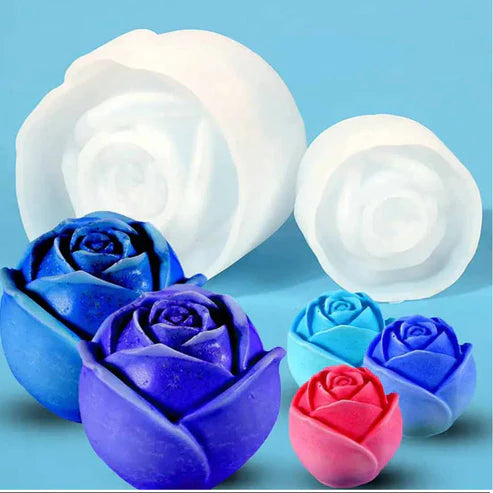 ROSE CANDLE MOULD SM0495/84430
