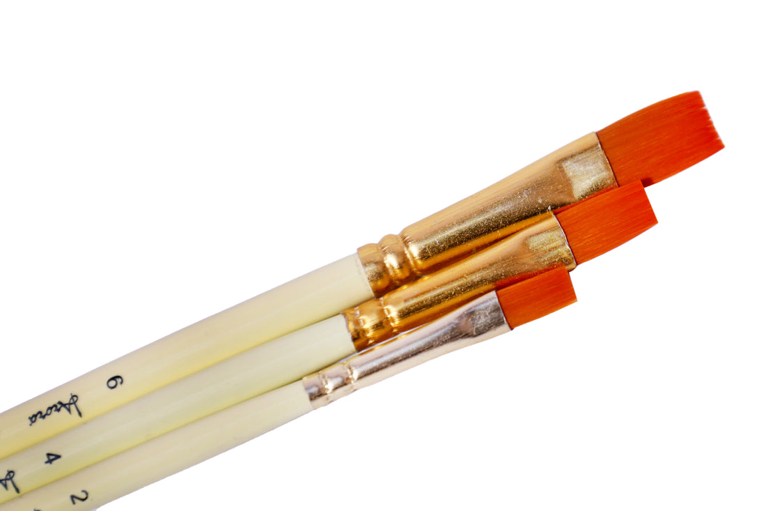S21 Flat Brushes (4pcs)