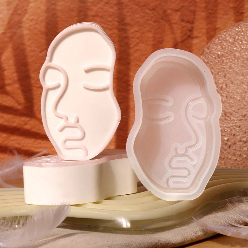 Face Theme Soap & Candle Mould SM0327