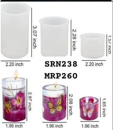 PILLAR CANDLE MEDIUM MOLD SRN 238