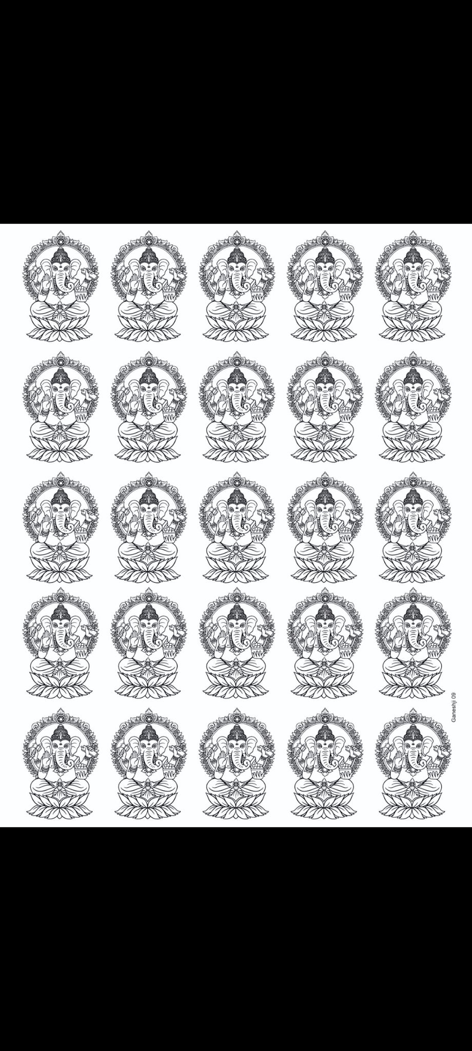 GANESH JI 09 RESIN SHEET