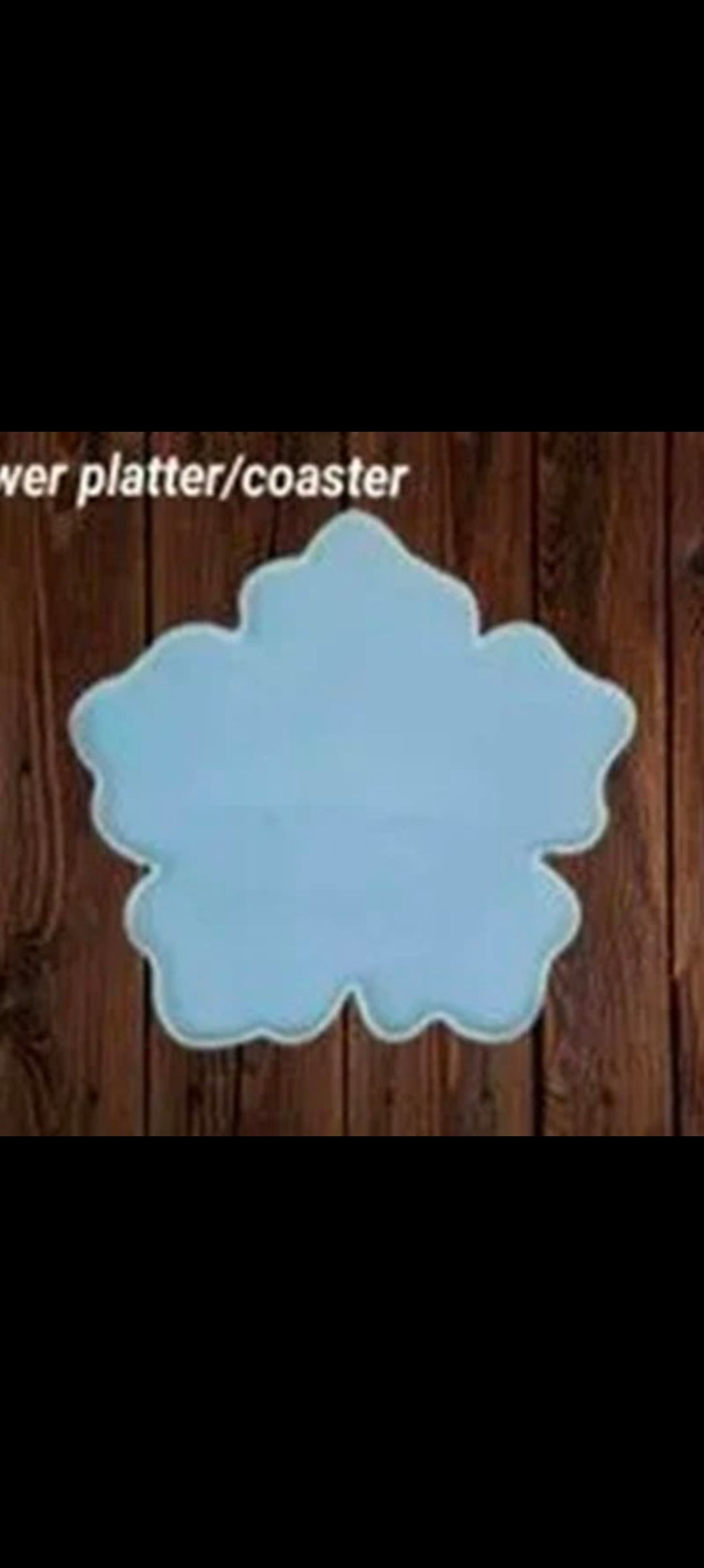 5 Kali Flower Tray Mould 14''  MOLD UPR126