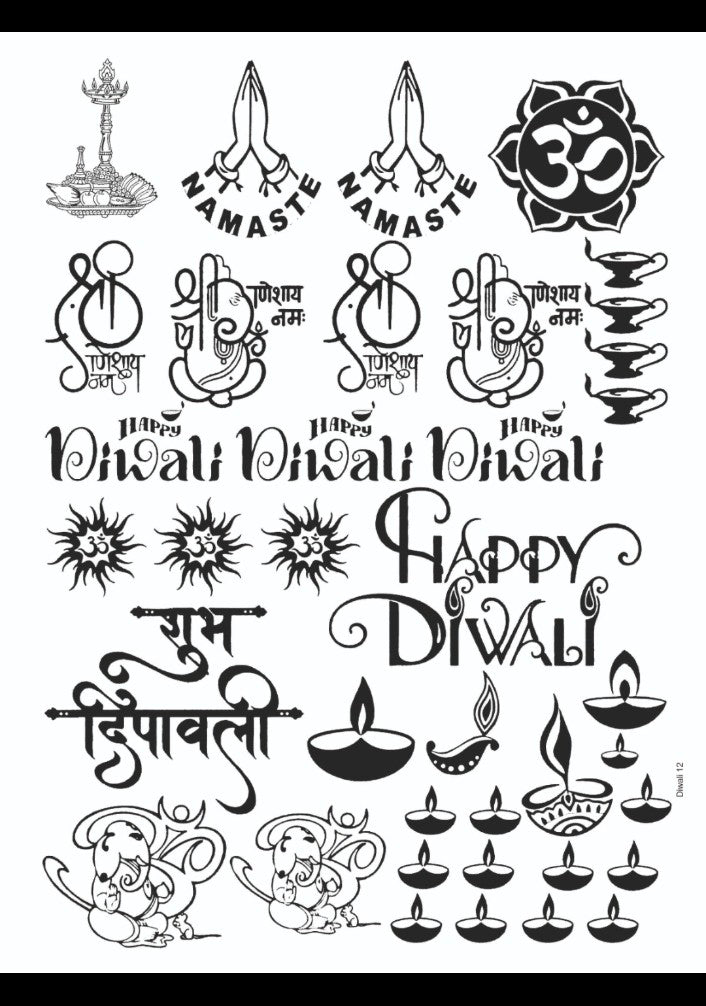 DIWALI 12 RESIN SHEET
