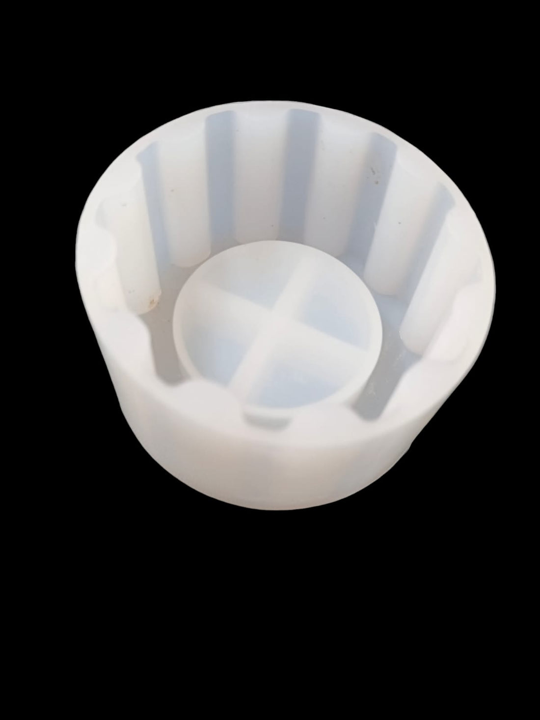 2" ROUND SLOTTED TEALIGHT CANDLE HOLDER MOLD - URP158-RM