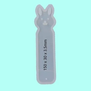 BIG RABBIT BOOKMARK RESIN M OLD - 6" X 30MM X 3MM DEEP - URP094