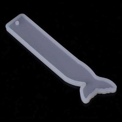 WHALE TAIL BOOKMARK RESIN MOLD- 6" X 30MM X 3MM - URP096-RM