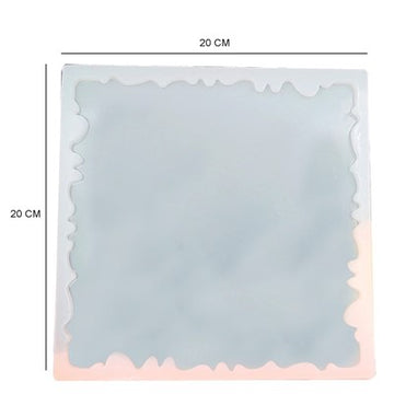 8" SQUARE AGATE TRAY MOLD - URP234