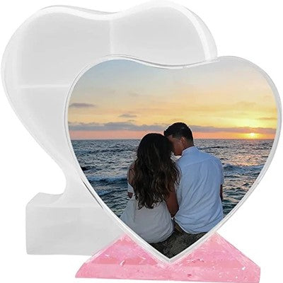 Small Heart Photo Frame Mould URP172
