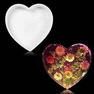 5.5" X 20mm HEART SHAPE DEEP CASTING MOLD URP209