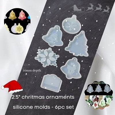 6 In 1 Christmas Keychain & Decoration Mould URP229-RM