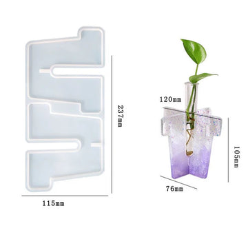 V Shaped Test Tube Planter Mould SM0306
