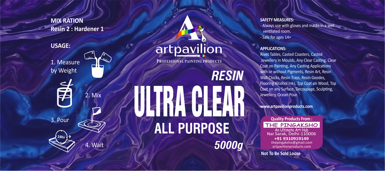 AP 2:1  ULTRA CLEAR RESIN AND HARDNER 7.5KG