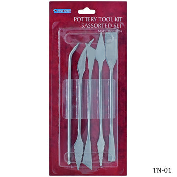 STEEL POTTERY TOOL SET OF 5